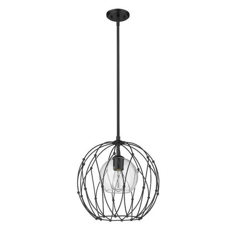 Z-Lite Elle 1 - Light Pendant in  Matte Black