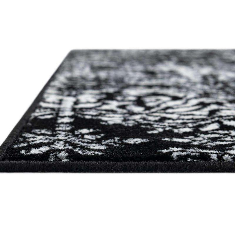 Unique Loom 4' 0 x 6' 0 Sofia Grand Black Area Rug