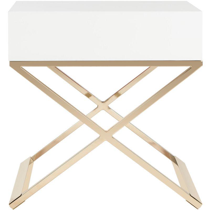 Zarina Modern Cross Leg End Table  - Safavieh