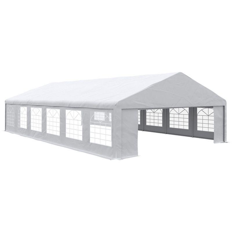 Outsunny 39 Ft. W x 23 Ft. D Steel Canopy