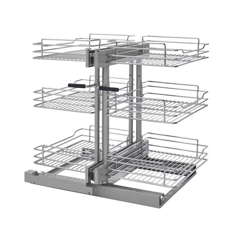 Rev-A-Shelf Rev-A-Shelf Pull Out Corner Cabinet Organizer w/Soft-Close 3 Tier