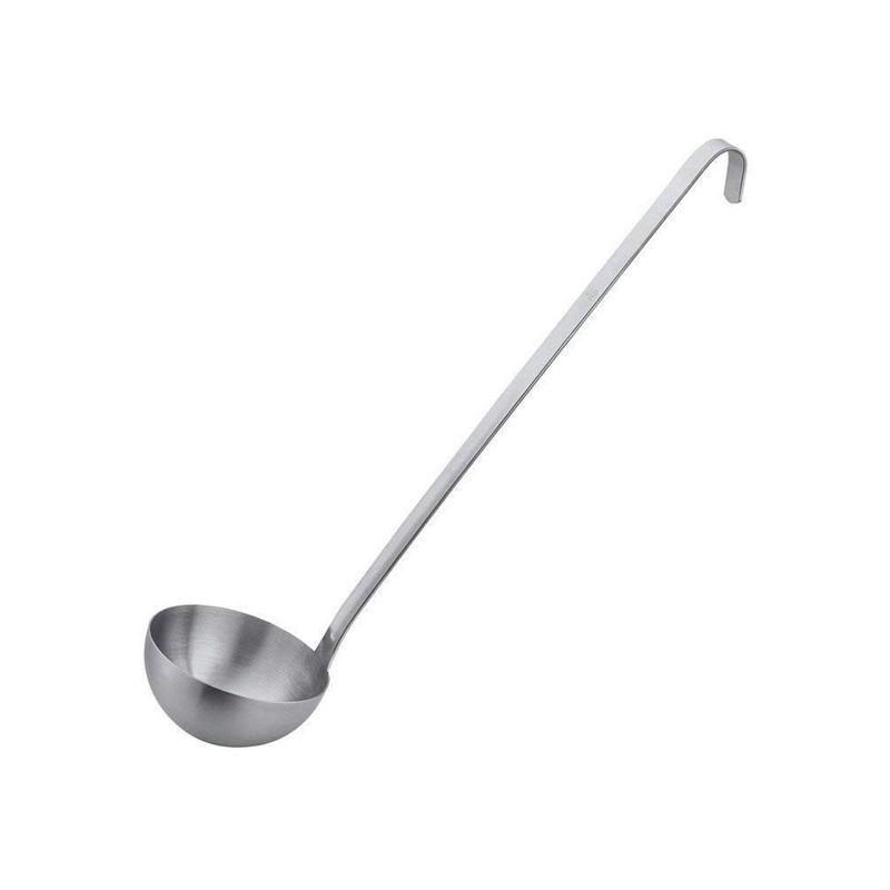 Heavy Duty Stainless Steel Soup Ladle with Hooked Handle