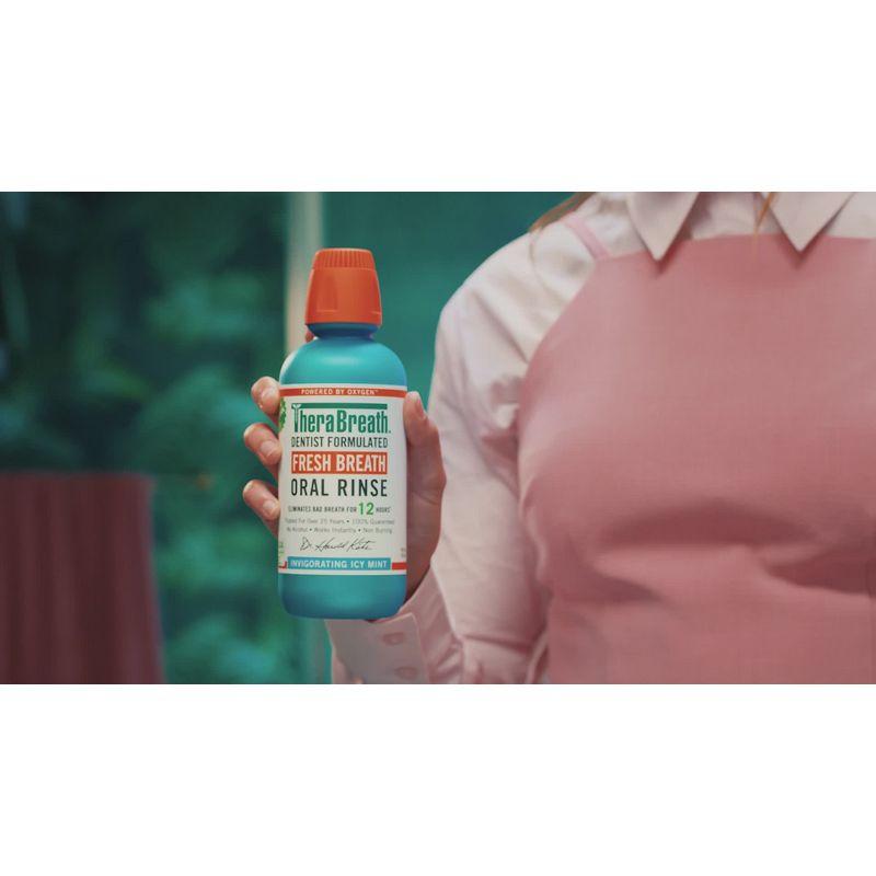 TheraBreath Alcohol-Free Mouthwash - Icy Mint - Trial Size - 3 fl oz