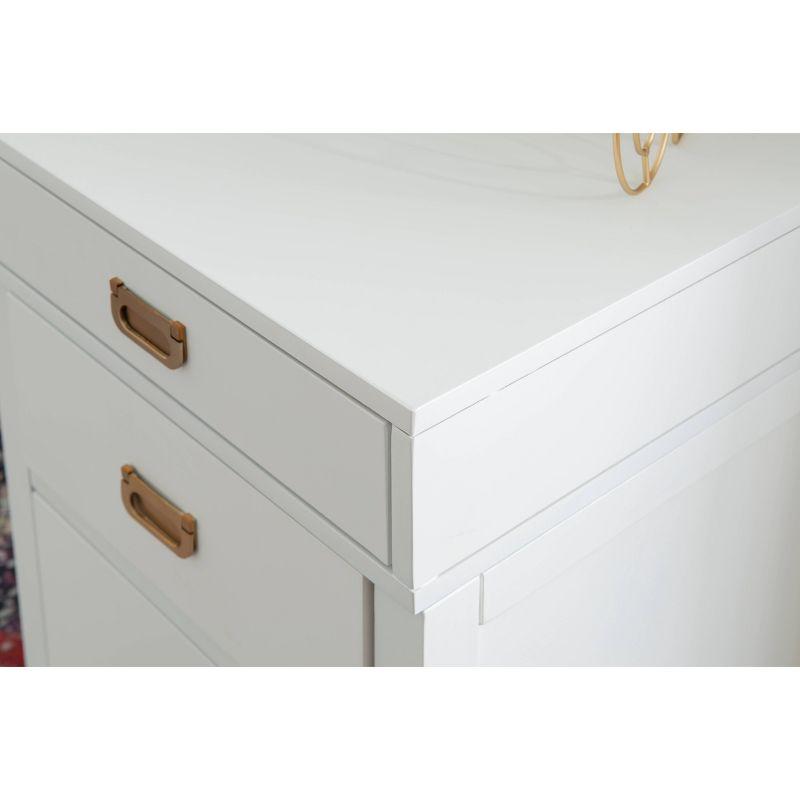 Peggy Side Storage Desk - Linon