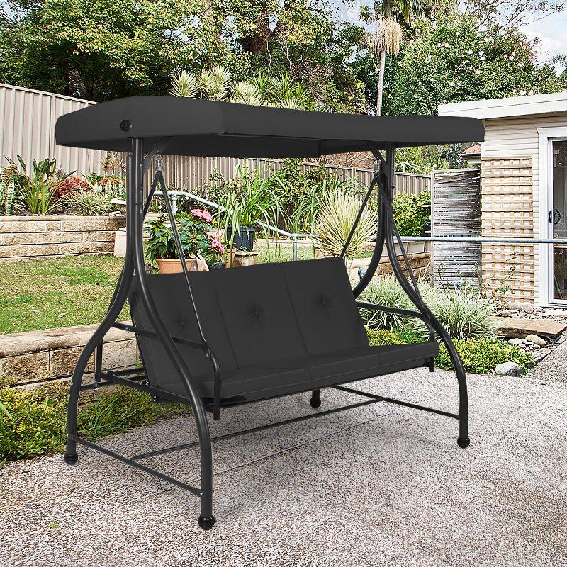 Briggs Converting Outdoor Porch Swing with Stand