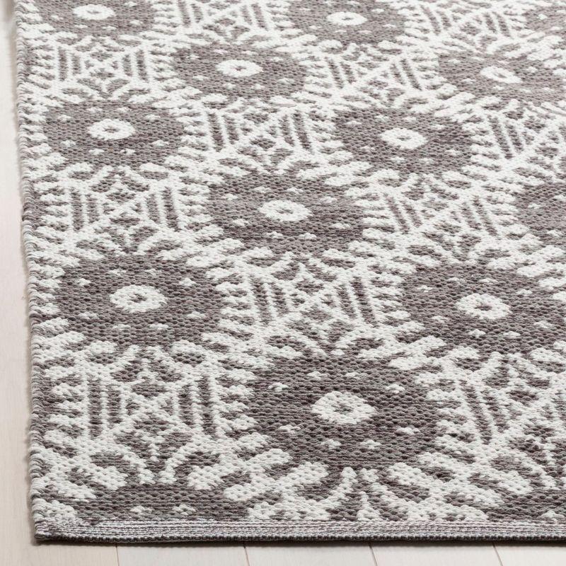 Montauk MTK612 Hand Woven Indoor Accent Rug - Charcoal/Ivory - 3'x5' - Safavieh