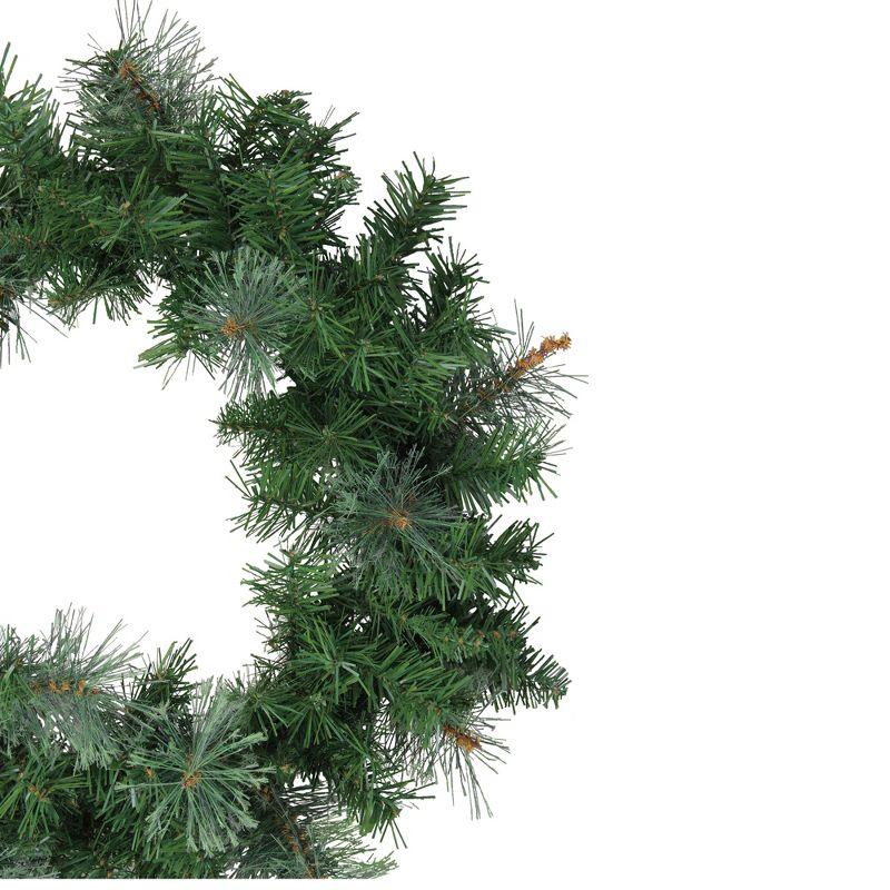 Mixed Cashmere Pine Artificial Christmas Wreath - 24-Inch Unlit