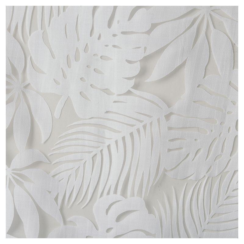 Madison Park Leilani Palm Leaf Burnout Single Window Sheer