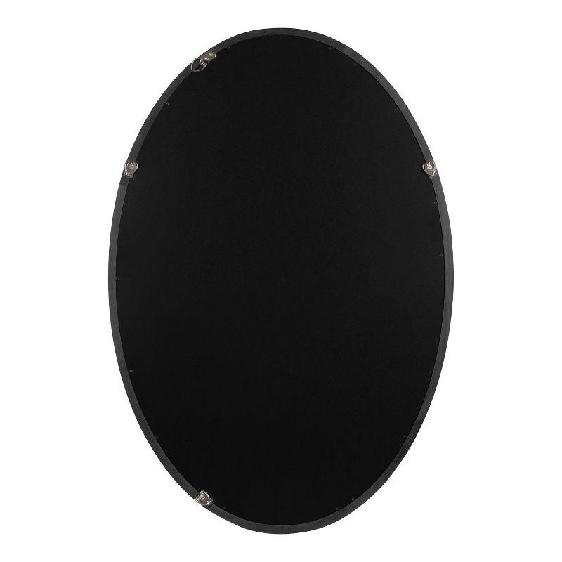 Kate and Laurel Hogan MDF Oval, 24x36, Black