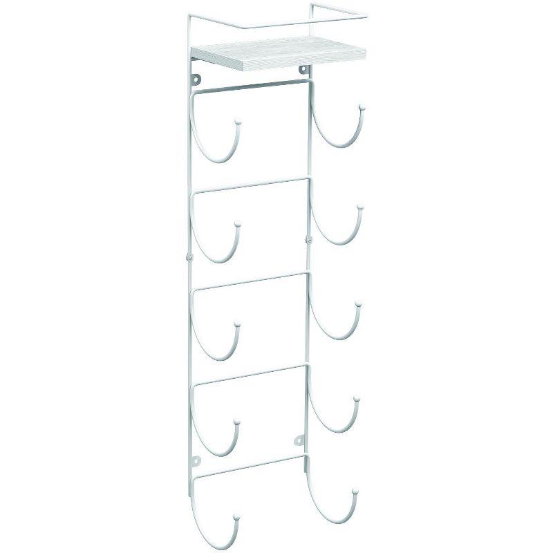 Sorbus 5-Tier Wall Mounted Metal Towel Rack with Shelf