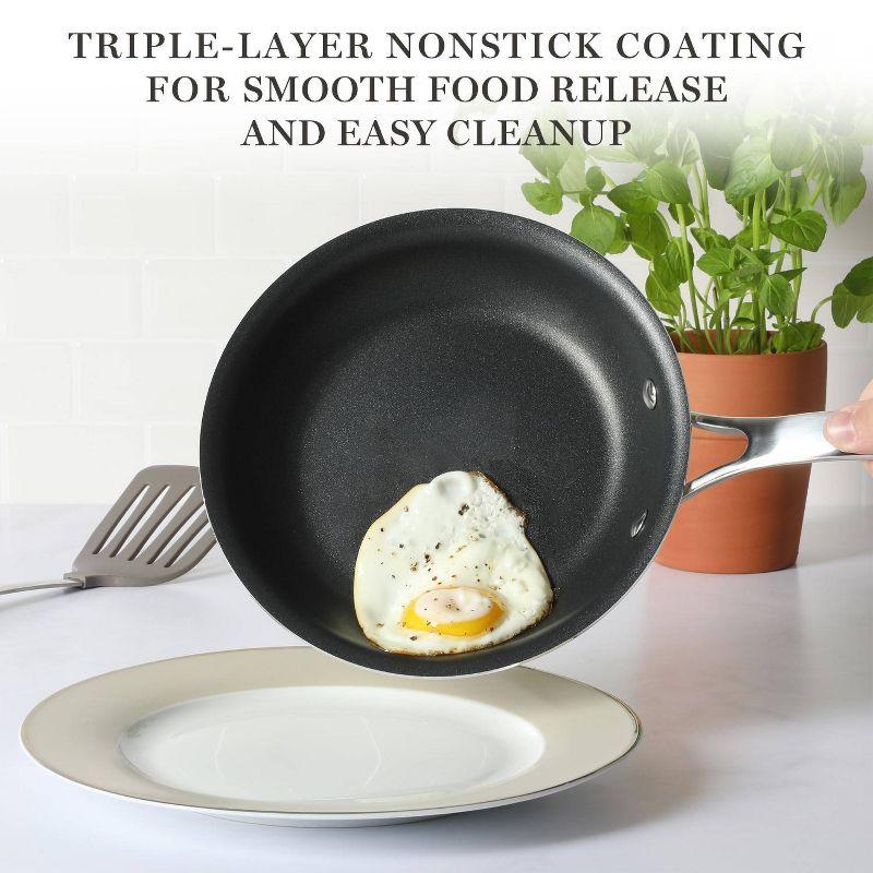 Turquoise Aluminum Nonstick 2-Piece Fry Pan Set