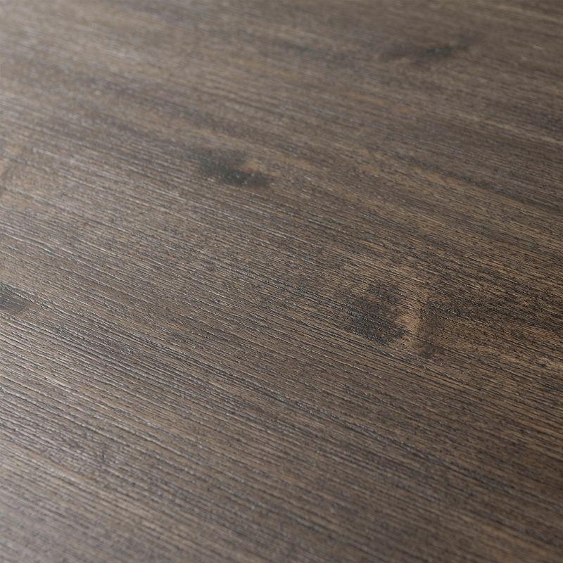 Cash Dining Table Dark Gray - Picket House Furnishings: Rustic Farmhouse Trestle, Seats 6, Acacia Wood