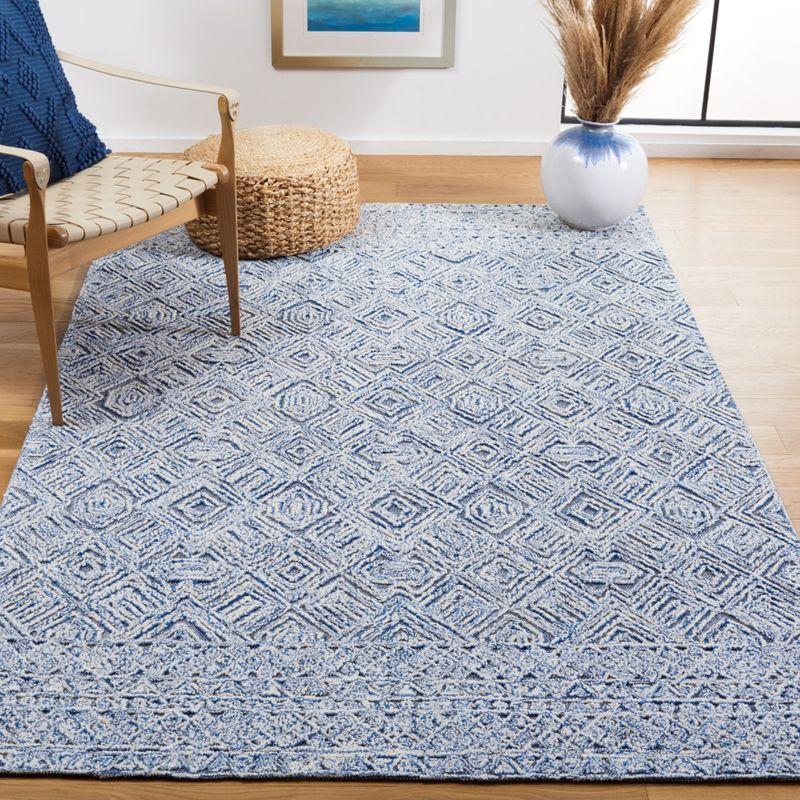 Textural TXT201 Hand Tufted Area Rug - Blue/Ivory - 5'x8' - Safavieh.