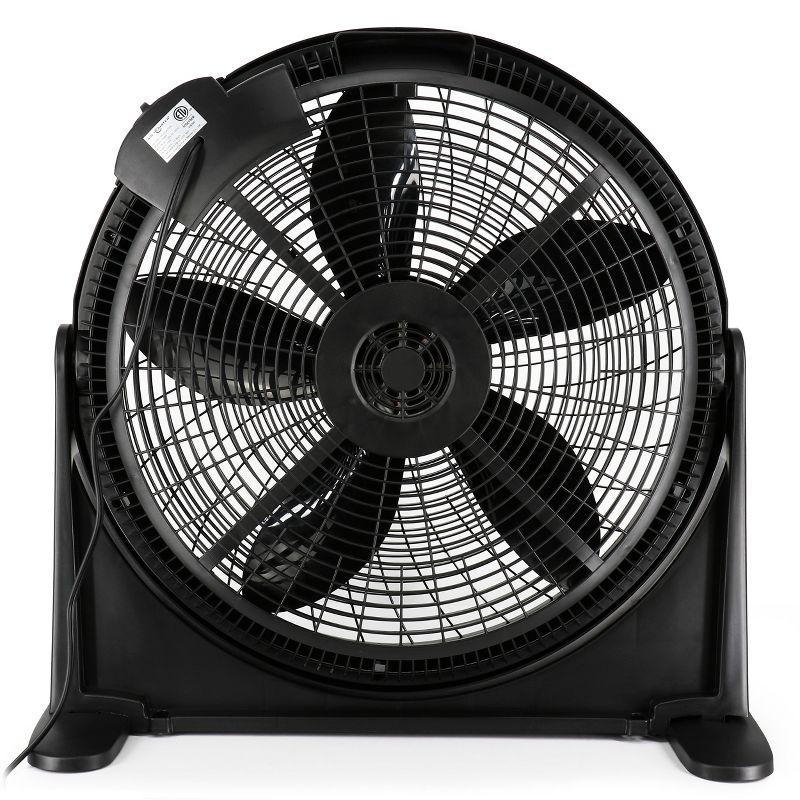 Air Monster 20 Inch Black Wall Mountable 3 Speed Fan