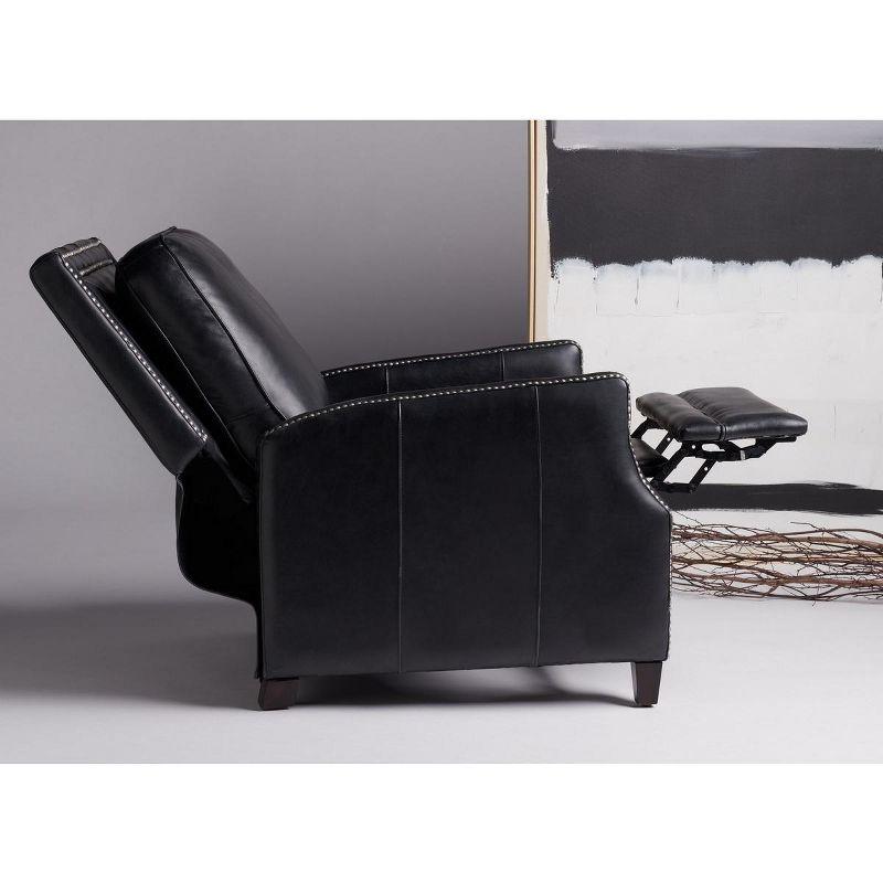 Buddy Leather Recliner - Black - Safavieh