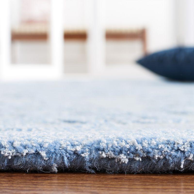 Bella BEL127 Hand Tufted Area Rug - Blue - 5'x5' - Safavieh.
