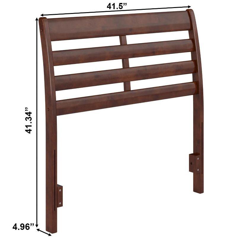 AFI Furnishings Savannah Twin Solid Wood Headboard with Attachable Charger in White