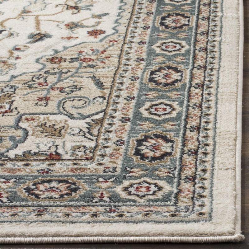 Elegant Cream Beige Traditional Square Area Rug 39"