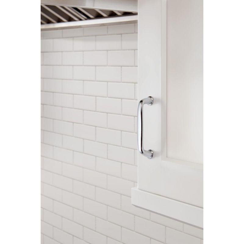 Kane 3-3/4 inch (96mm) Center-to-Center Polished Chrome Cabinet Pull