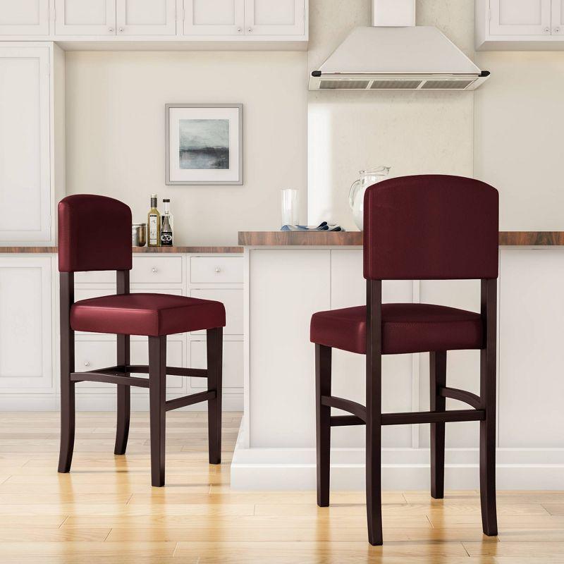 24" Monaco Counter Height Barstool - Linon