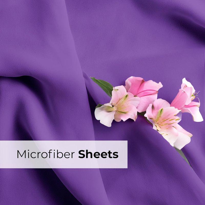 6 Piece Extra Deep Pocket Microfiber Sheet Set - CGK Linens