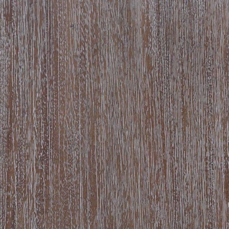40" Wide Woodstock Acacia Wood with Metal Inset Coat Hook Brushed Driftwood - Alaterre Furniture: Wall Mounted, Entryway Storage, 4 Hooks