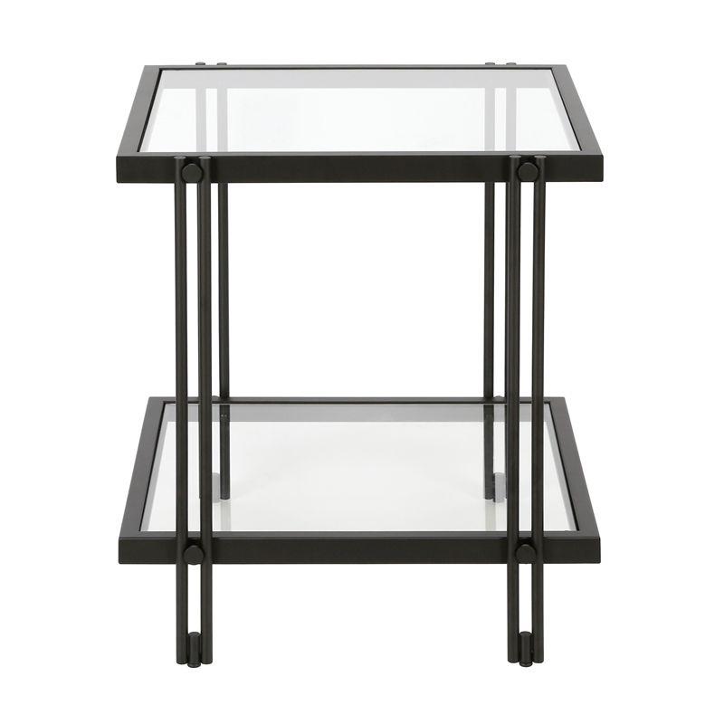 Metal Side Table in Black - Henn&Hart