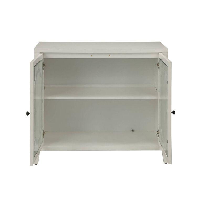 Acme Furniture Ceara Decorative Storage Cabinet White Finish