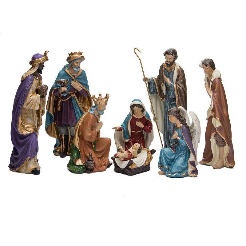 Kurt Adler 9" Nativity, 8-Piece Set