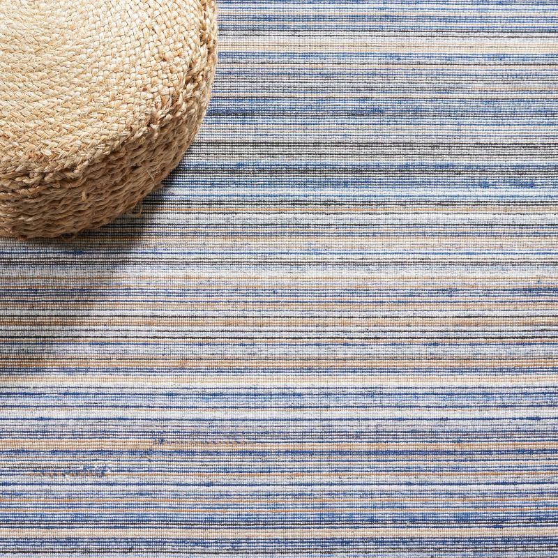 Kilim KLM313 Hand Woven Area Rug - Blue/Yellow - 4'x6' - Safavieh.