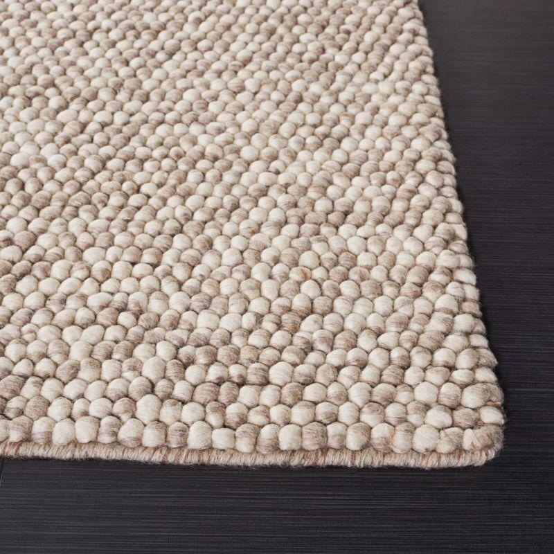 Ivory Elegance Hand-Tufted Wool Runner Rug - 2' x 12'