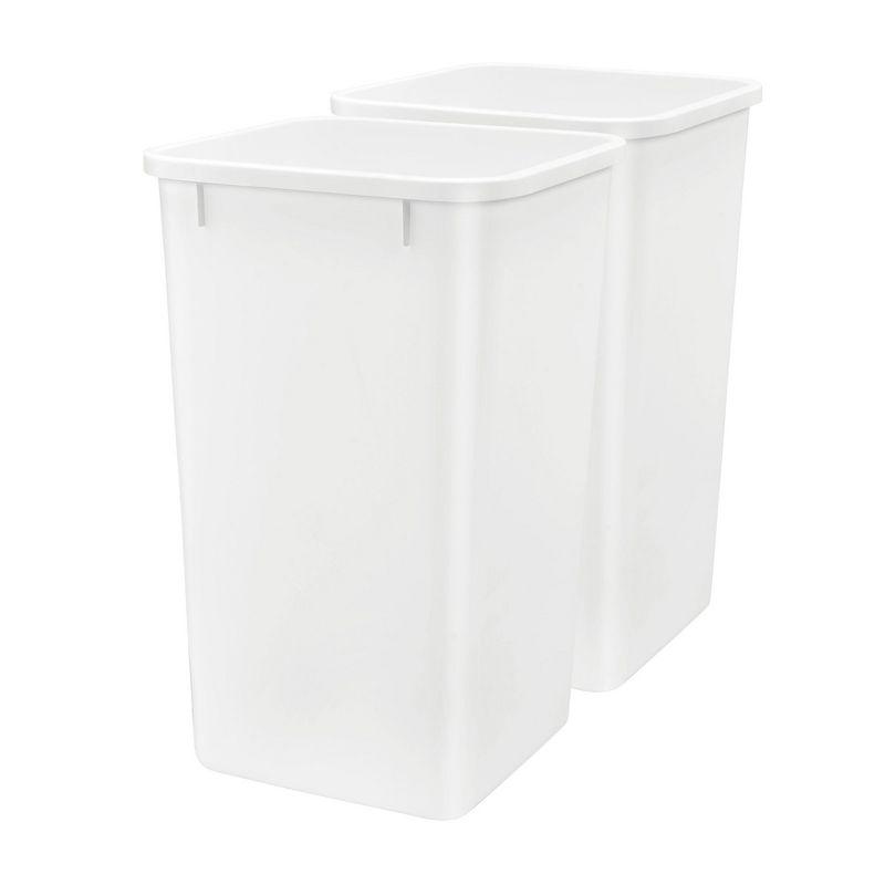 Rev-A-Shelf Polymer Replacement Trash Bin, 2 Pack