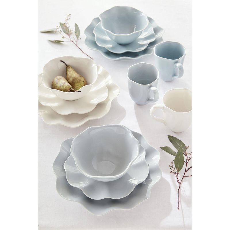 Portmeirion Sophie Conran Floret Salad Plate, 8.5 Inch - Dove Grey