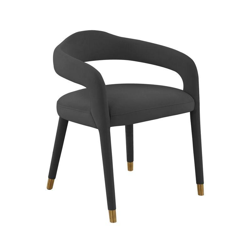 18.8'' H Velvet Upholstered Armchair