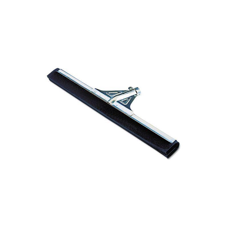 Heavy-Duty 22" Black Foam Rubber Squeegee with Steel Frame