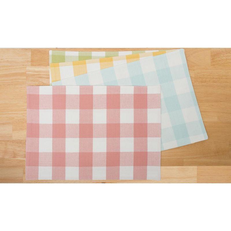 C&F Home Franklin Checkered Plaid Placemat Set of 6