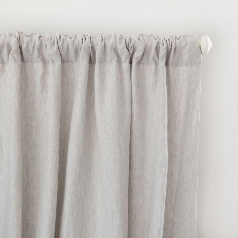 100% French Linen Window Curtain Set | BOKSER HOME