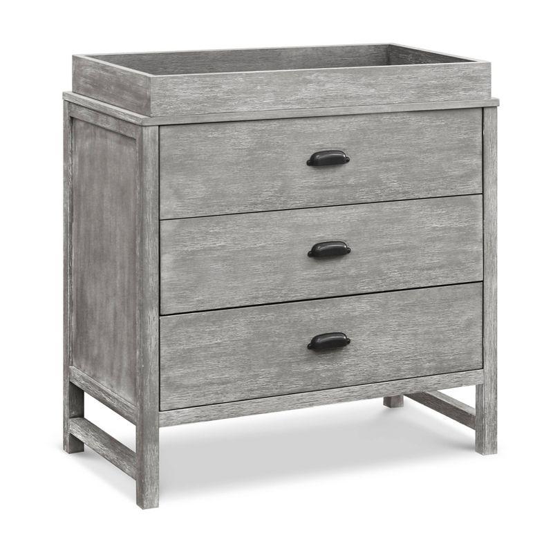 Cottage Grey Farmhouse 3-Drawer Nursery Dresser