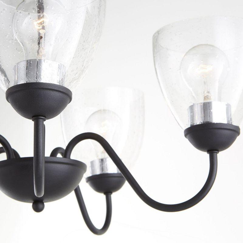 Quorum Lighting 5 - Light Chandelier in  Noir