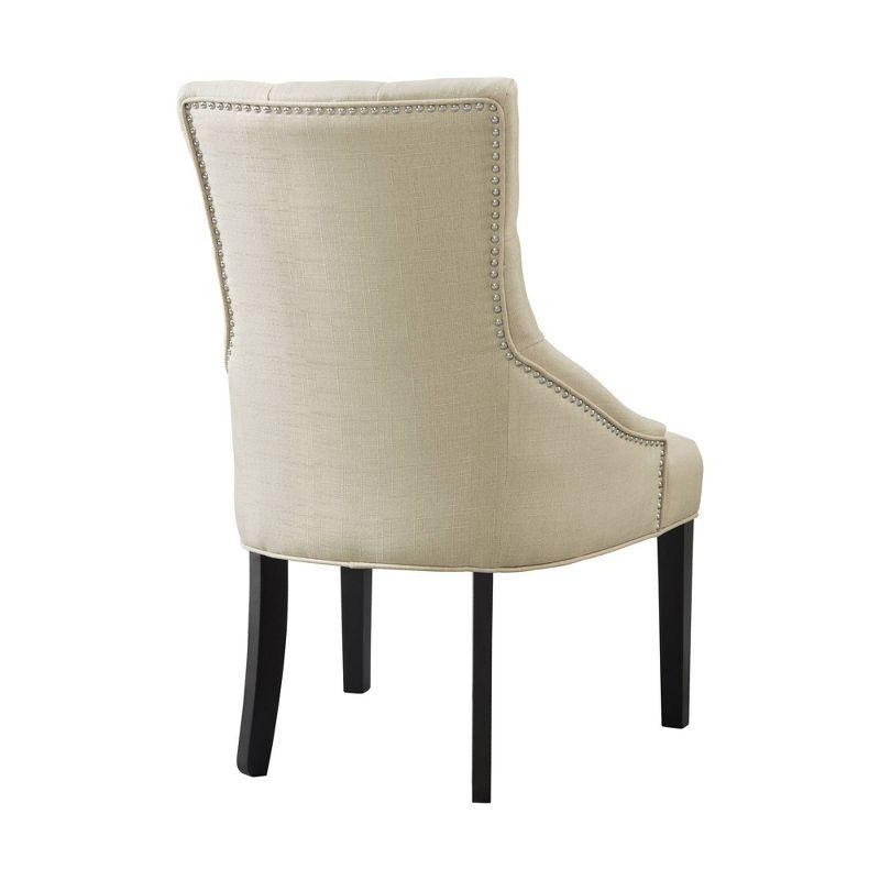 Set of 2 Haeys Tufted Upholstered Dining Armless Chairs - Alaterre Furniture