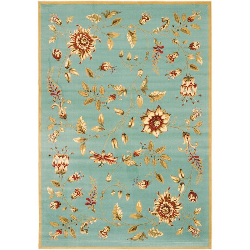 Lyndhurst LNH552 Power Loomed Area Rug - Blue/Multi - 8'x11' - Safavieh