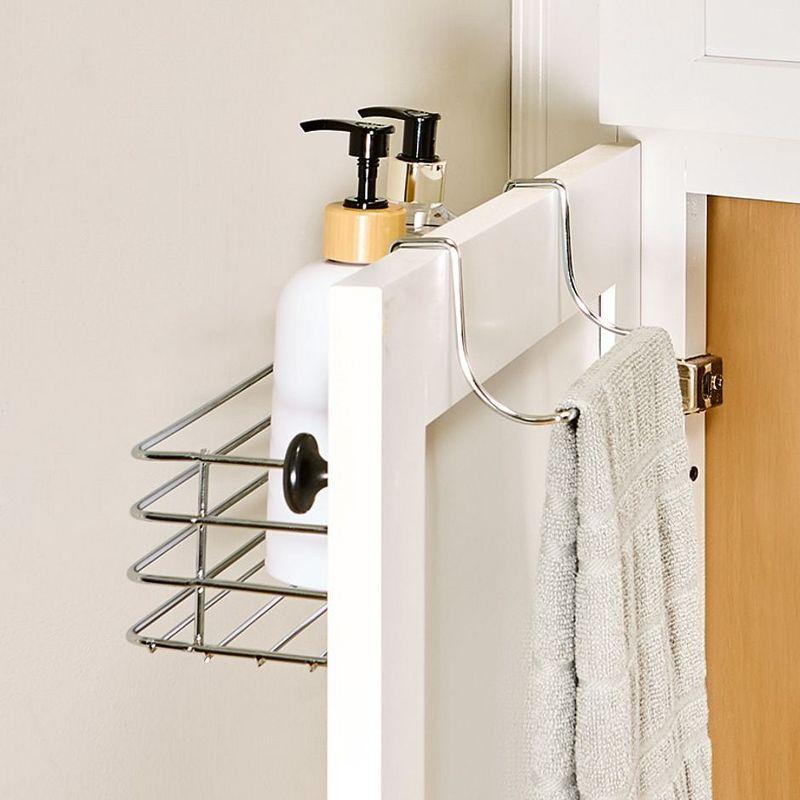 The Lakeside Collection Over-the-Door Organizer with Towel Bar