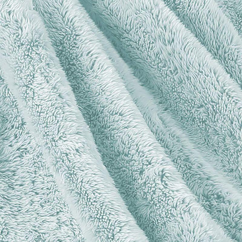 Swift Home Ultra Plush Solid and Frost Tip Throw Blanket