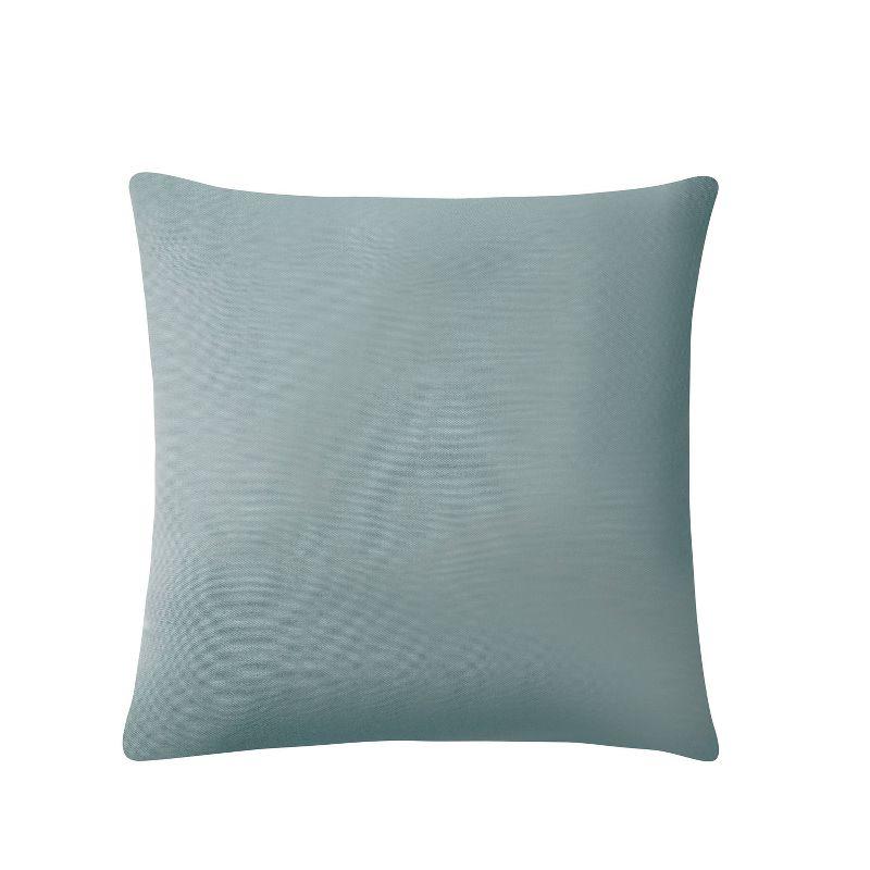 18"x18" Dublin Cable Knit Square Throw Pillow Blue - VCNY: Contemporary Decorative Accent, Indoor Use, Removable Cover