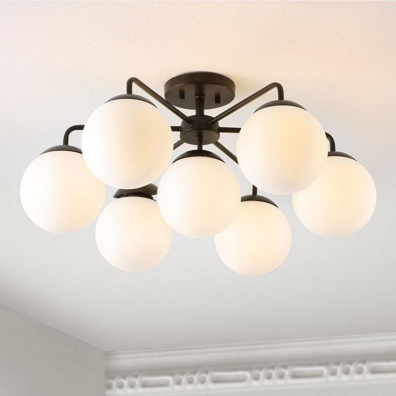 Camdyn 7 Light 25" Flush Mount   - Safavieh