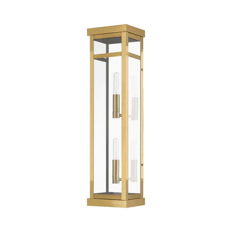 Livex Lighting Hopewell 2 - Light Wall Light in  Antique Brass