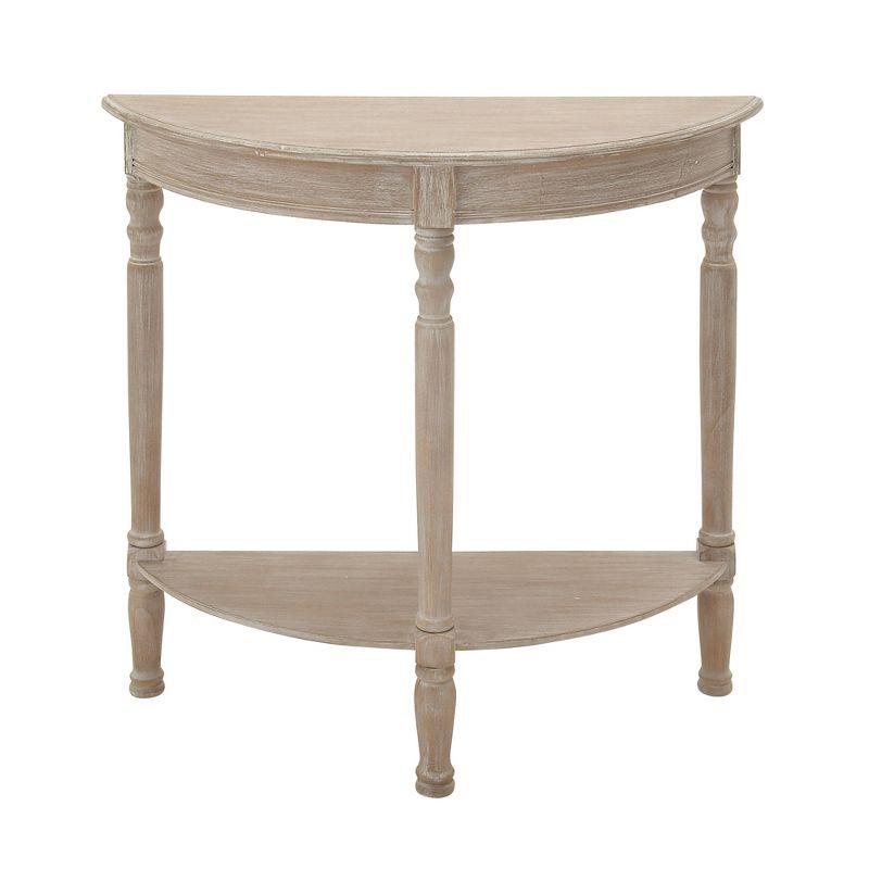 Ophelia & Co. Mcbroom Wood Half Moon 1 Shelf Console Table