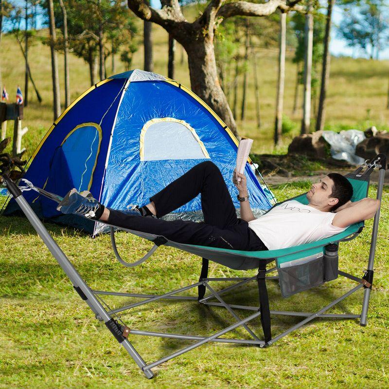 Arlmont & Co. Chrisshanno 1 Person Classic Hammock with Stand