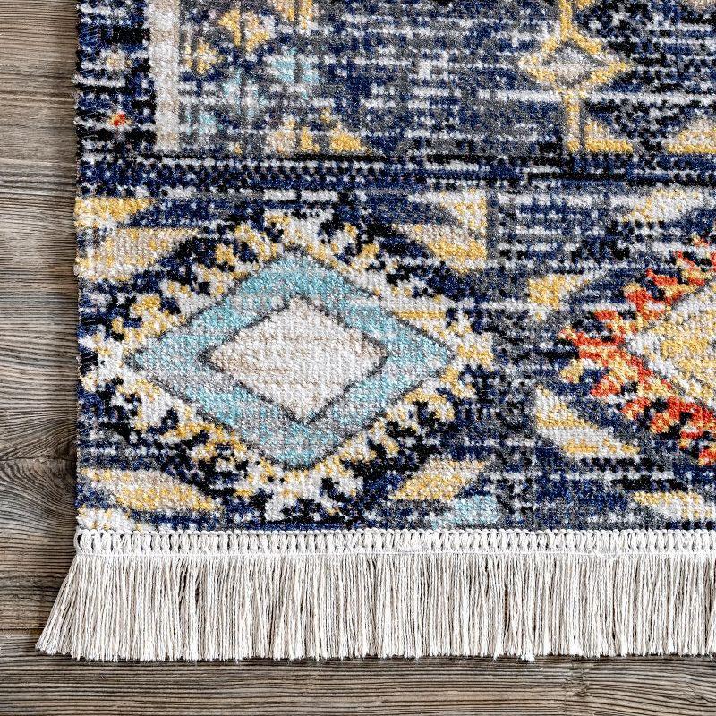 nuLOOM Taliyah Faded Bohemian Fringed Indoor/Outdoor Area Rug