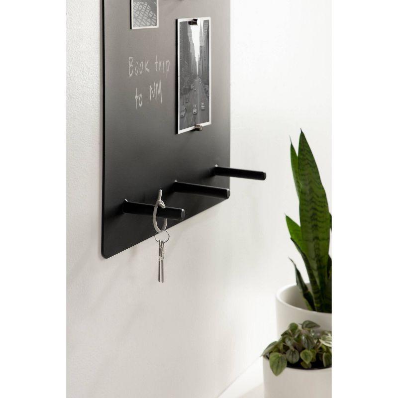 Metal Wall Organizer with Chalkboard